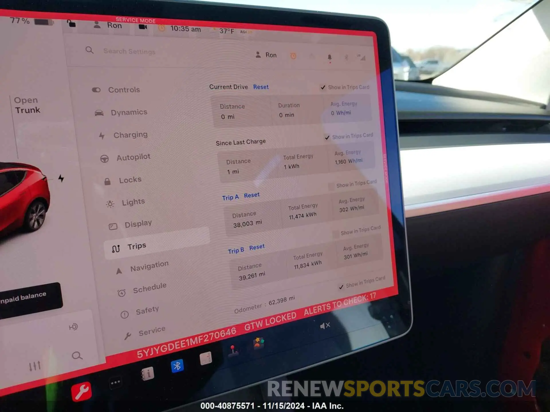7 Photograph of a damaged car 5YJYGDEE1MF270646 TESLA MODEL Y 2021