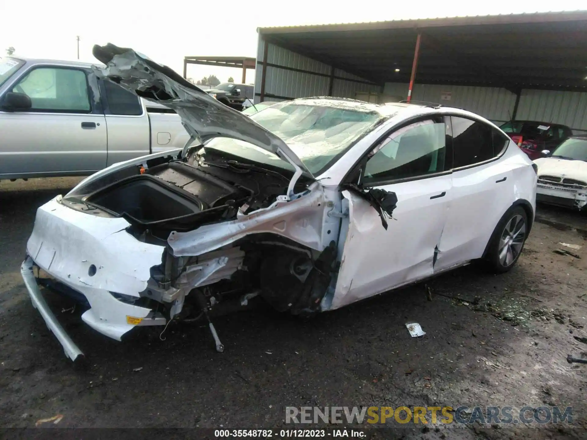 6 Photograph of a damaged car 5YJYGDEE1MF274003 TESLA MODEL Y 2021