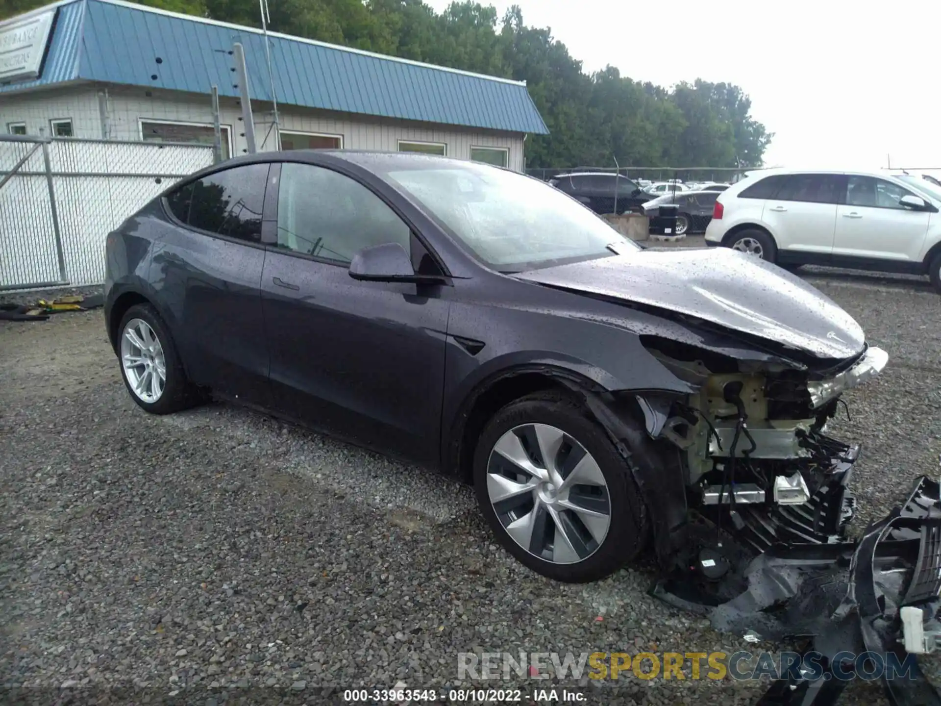 1 Photograph of a damaged car 5YJYGDEE1MF276608 TESLA MODEL Y 2021