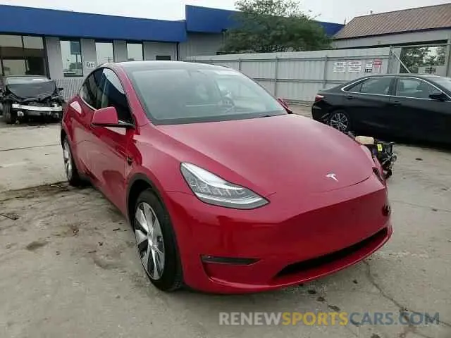 14 Photograph of a damaged car 5YJYGDEE1MF285454 TESLA MODEL Y 2021