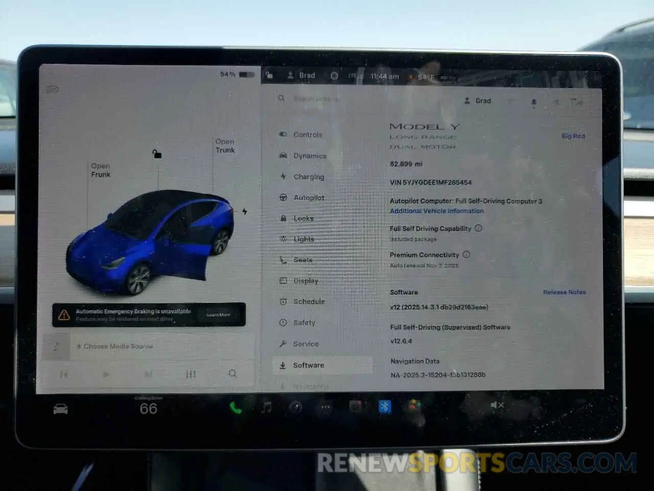 9 Photograph of a damaged car 5YJYGDEE1MF285454 TESLA MODEL Y 2021