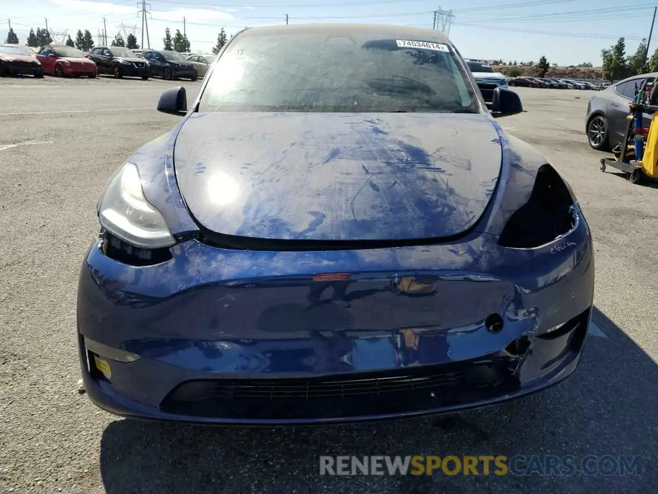 5 Photograph of a damaged car 5YJYGDEE1MF287866 TESLA MODEL Y 2021