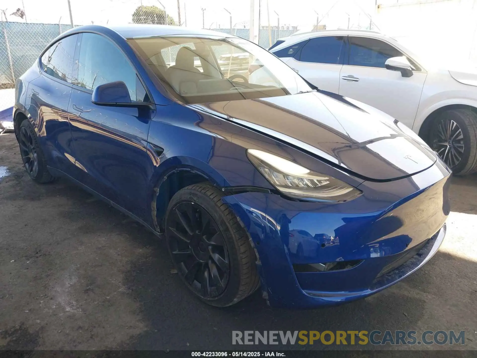 1 Photograph of a damaged car 5YJYGDEE1MF296454 TESLA MODEL Y 2021