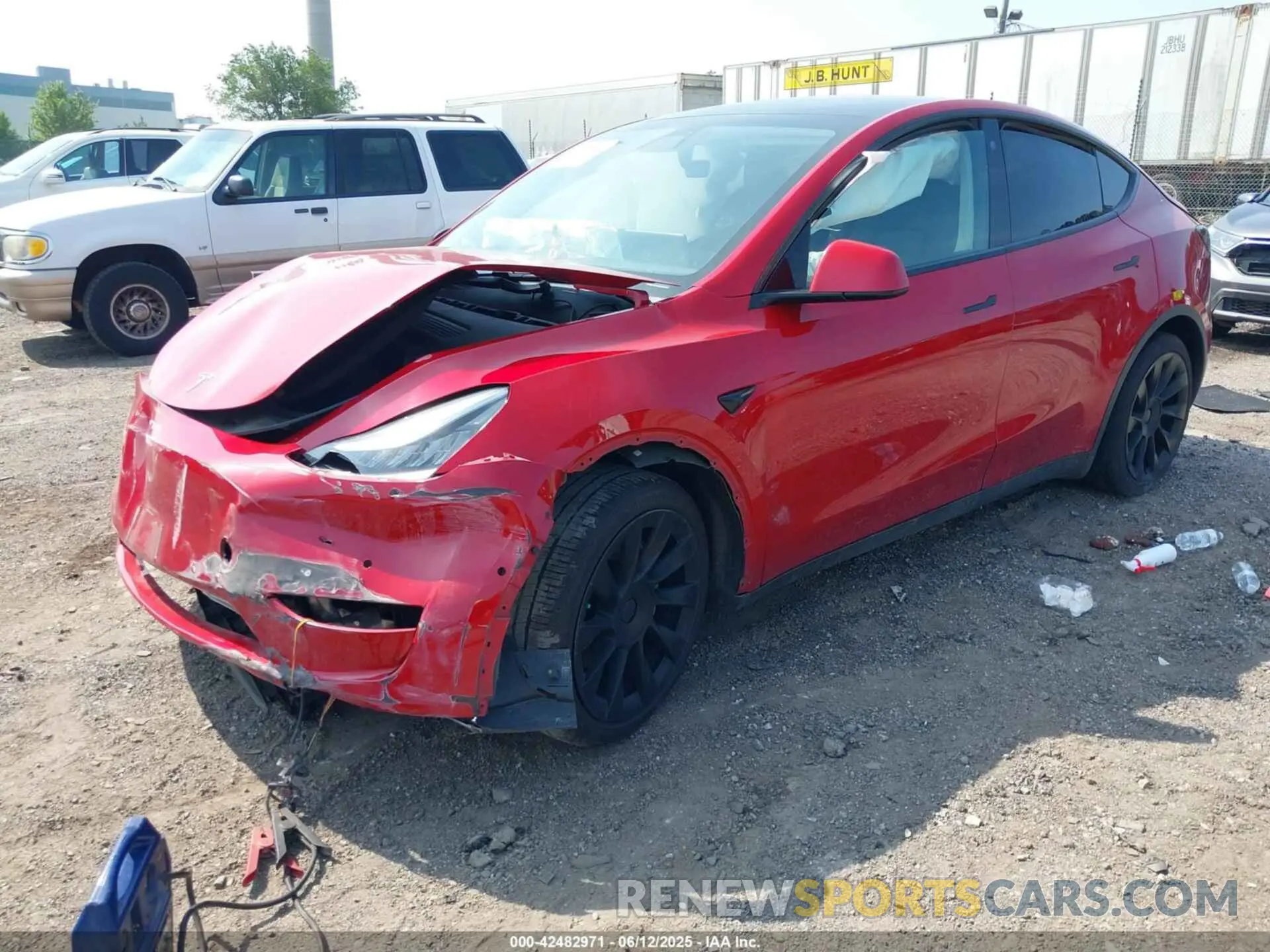2 Photograph of a damaged car 5YJYGDEE2MF062405 TESLA MODEL Y 2021