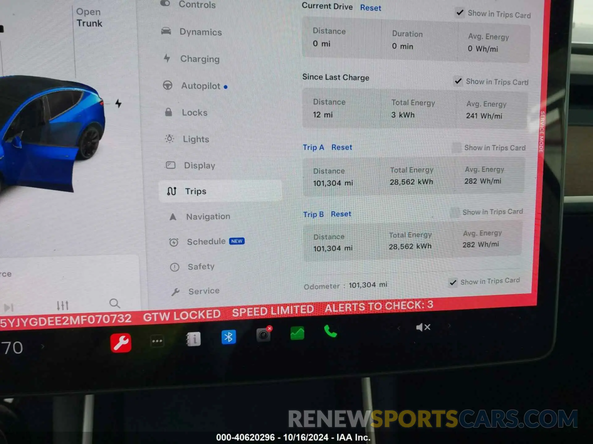 15 Photograph of a damaged car 5YJYGDEE2MF070732 TESLA MODEL Y 2021
