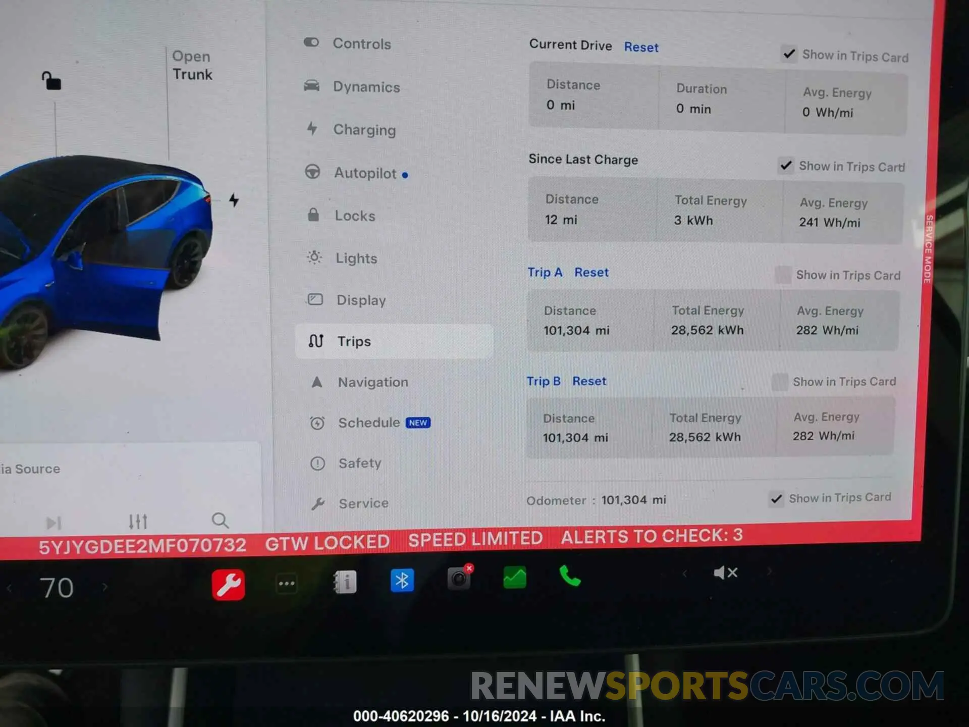 7 Photograph of a damaged car 5YJYGDEE2MF070732 TESLA MODEL Y 2021