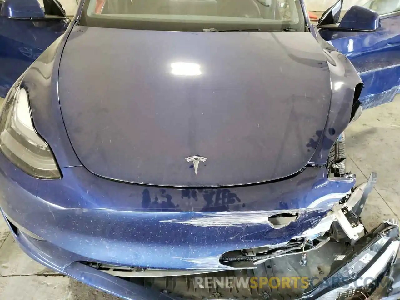 7 Photograph of a damaged car 5YJYGDEE2MF074666 TESLA MODEL Y 2021