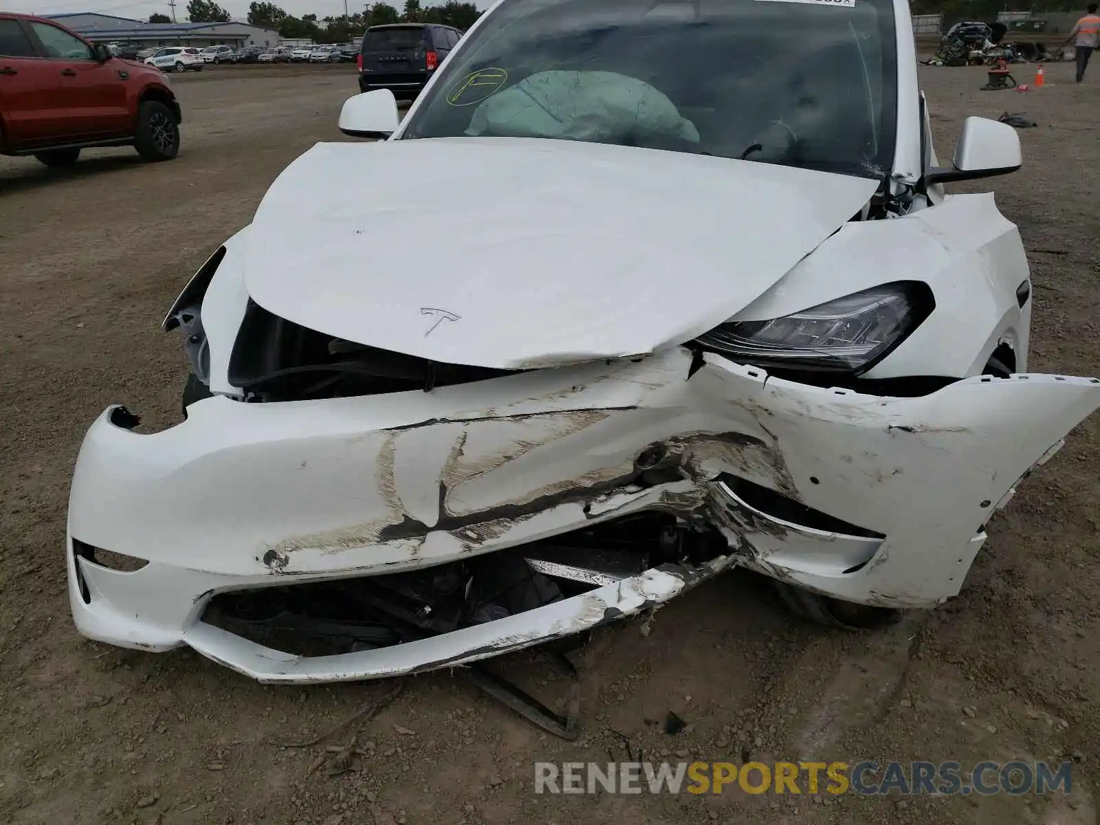 9 Photograph of a damaged car 5YJYGDEE2MF074781 TESLA MODEL Y 2021