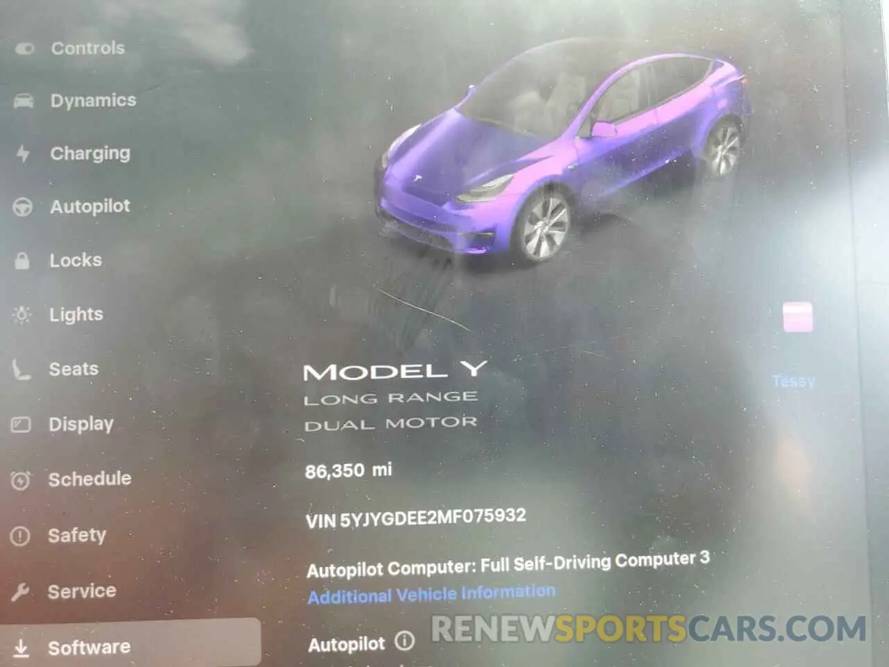 9 Photograph of a damaged car 5YJYGDEE2MF075932 TESLA MODEL Y 2021