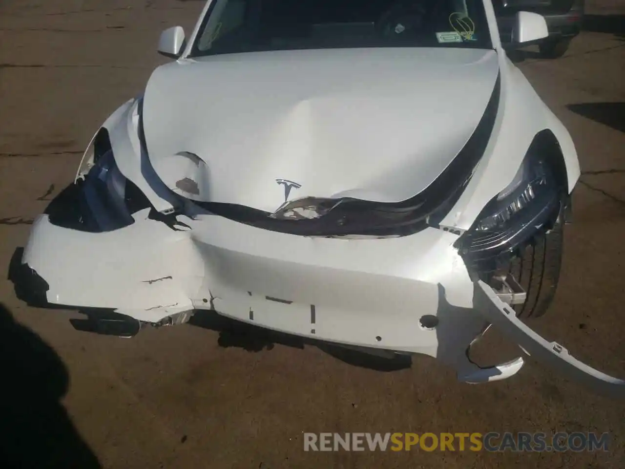 9 Photograph of a damaged car 5YJYGDEE2MF078149 TESLA MODEL Y 2021