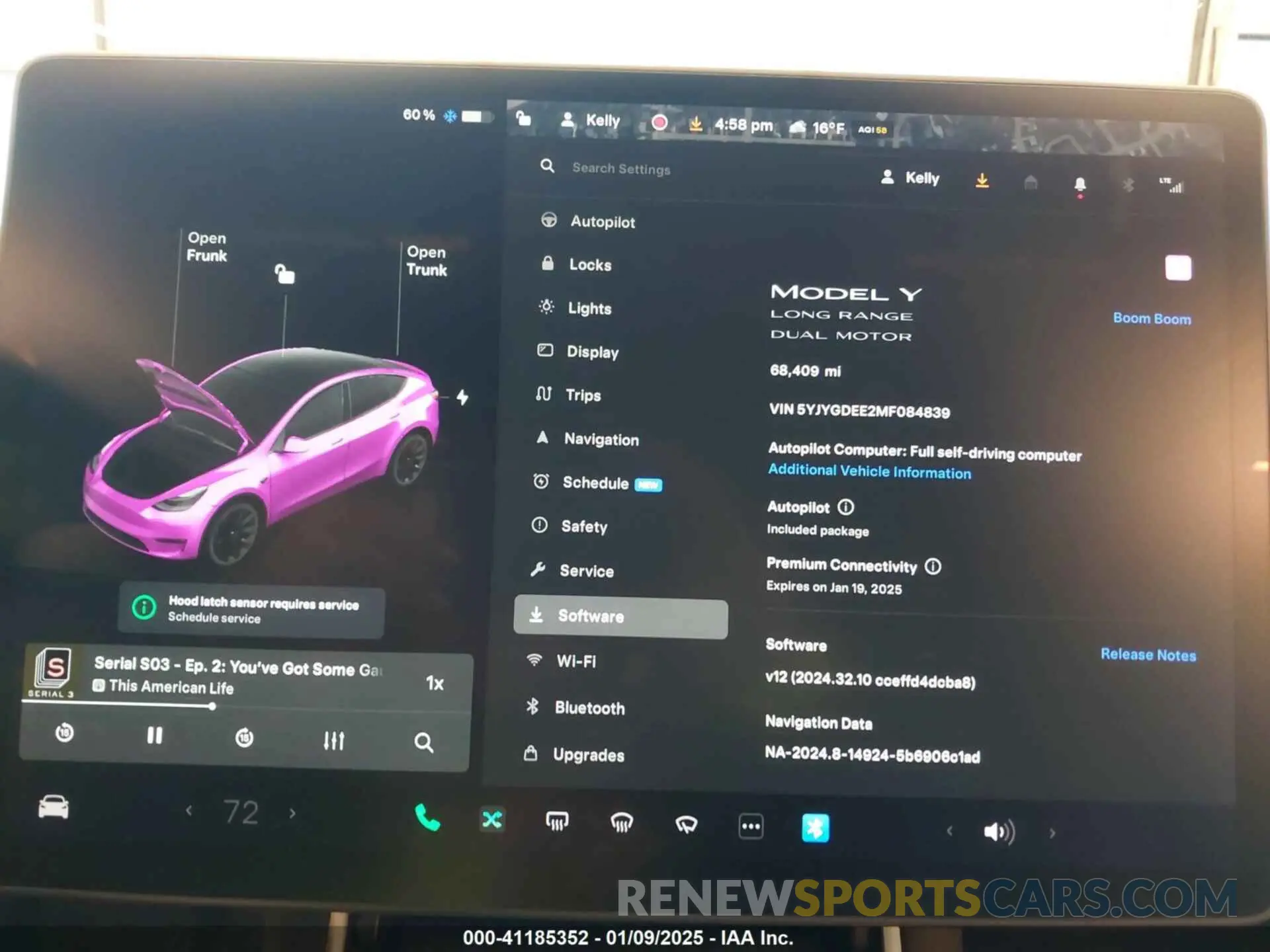 7 Photograph of a damaged car 5YJYGDEE2MF084839 TESLA MODEL Y 2021