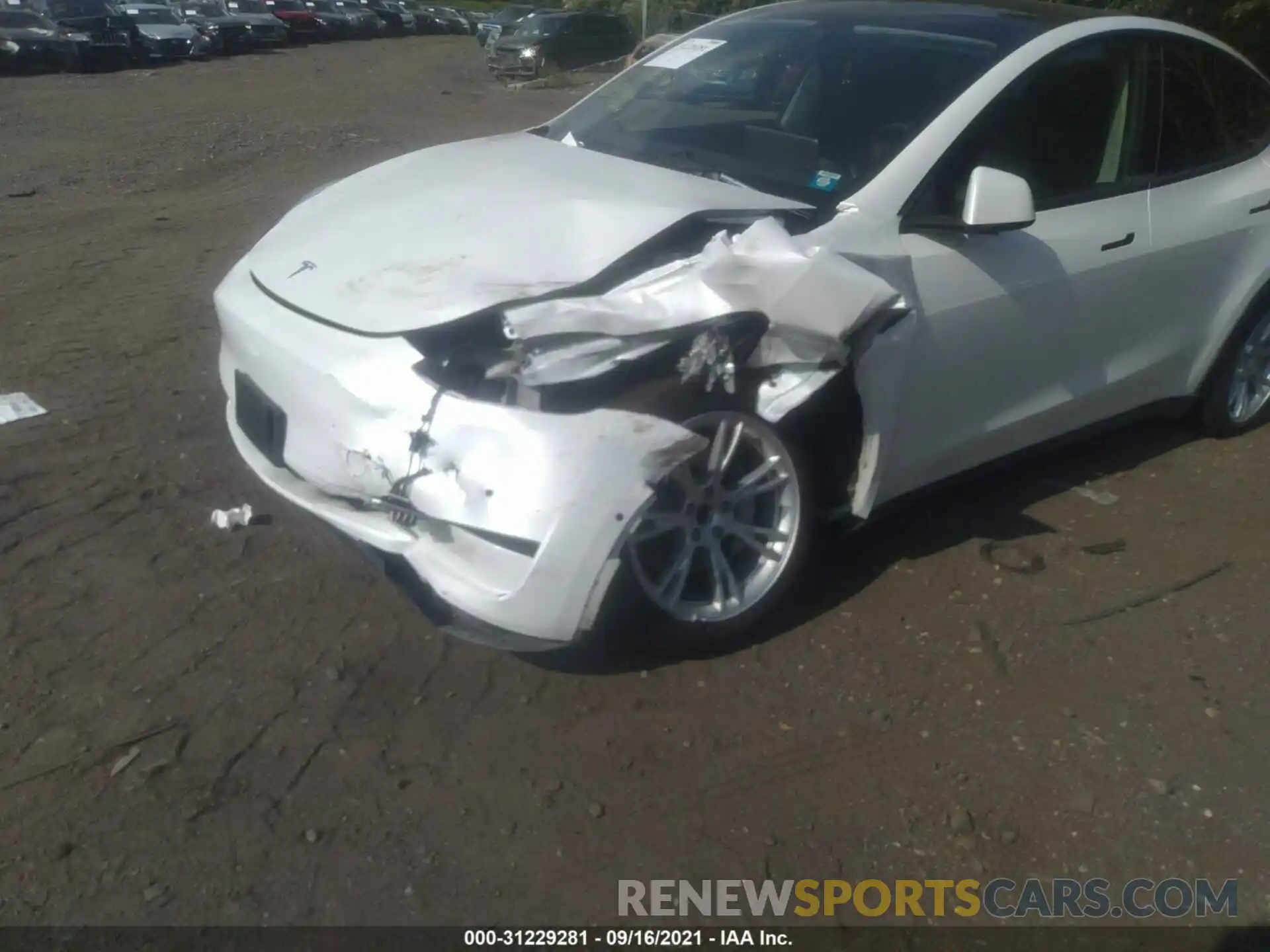 6 Photograph of a damaged car 5YJYGDEE2MF086199 TESLA MODEL Y 2021