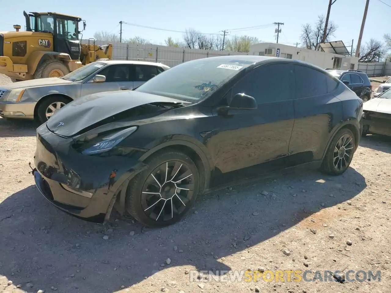 1 Photograph of a damaged car 5YJYGDEE2MF088194 TESLA MODEL Y 2021