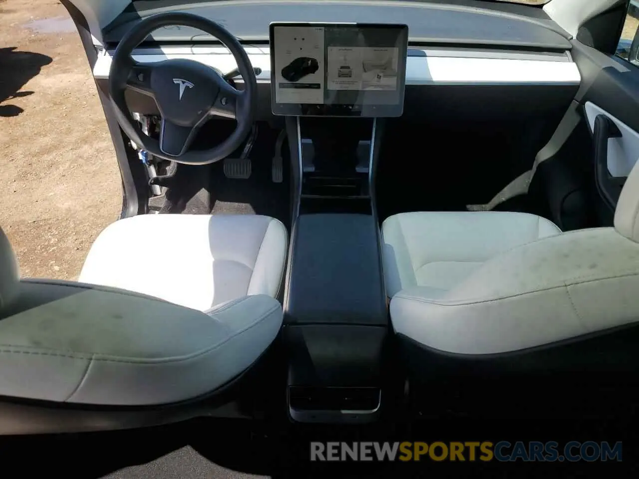 8 Photograph of a damaged car 5YJYGDEE2MF088678 TESLA MODEL Y 2021