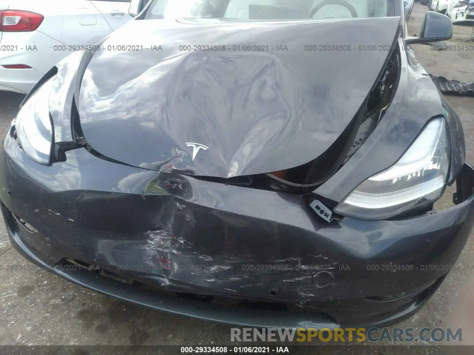 6 Photograph of a damaged car 5YJYGDEE2MF092875 TESLA MODEL Y 2021