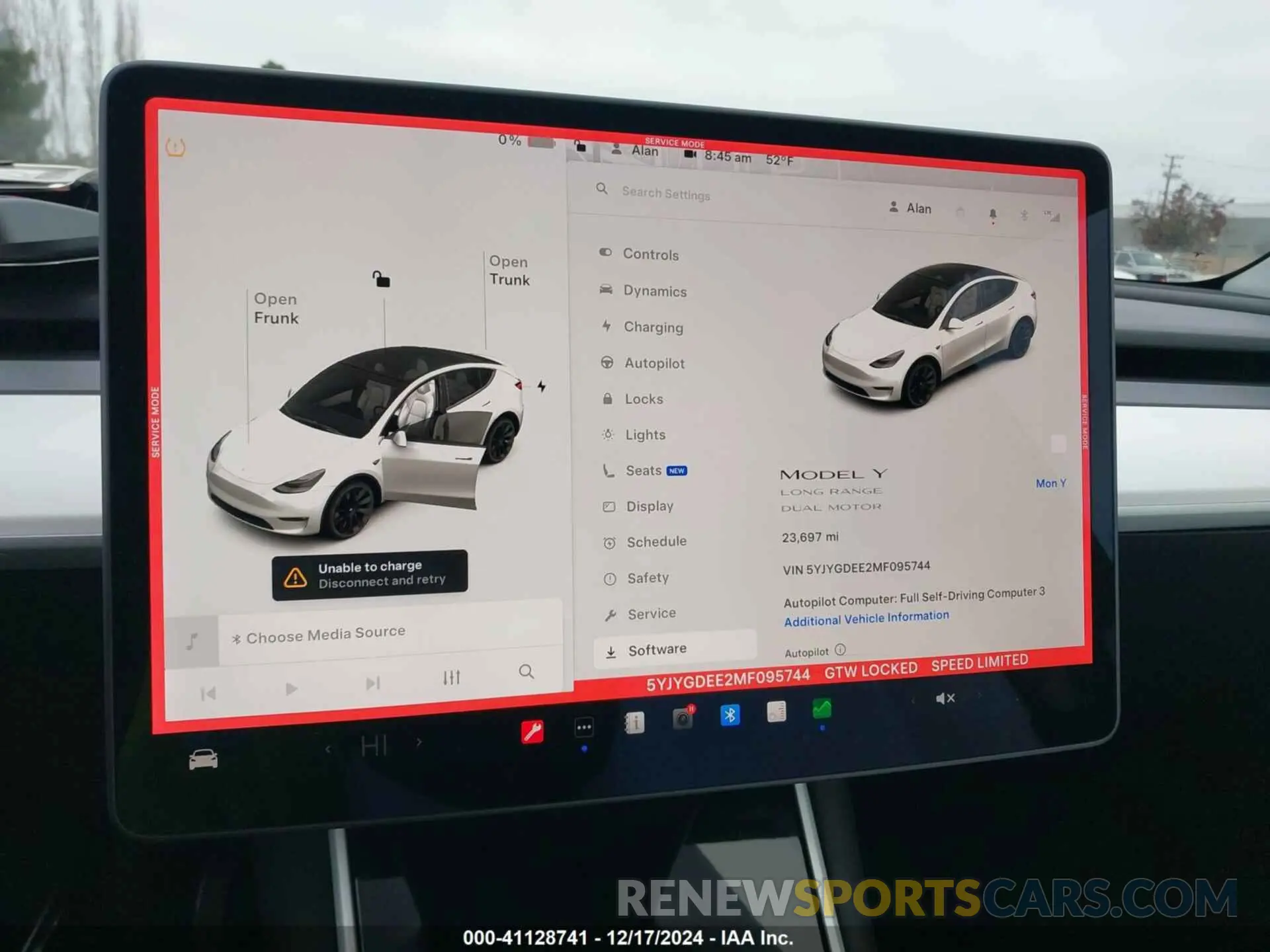 19 Photograph of a damaged car 5YJYGDEE2MF095744 TESLA MODEL Y 2021