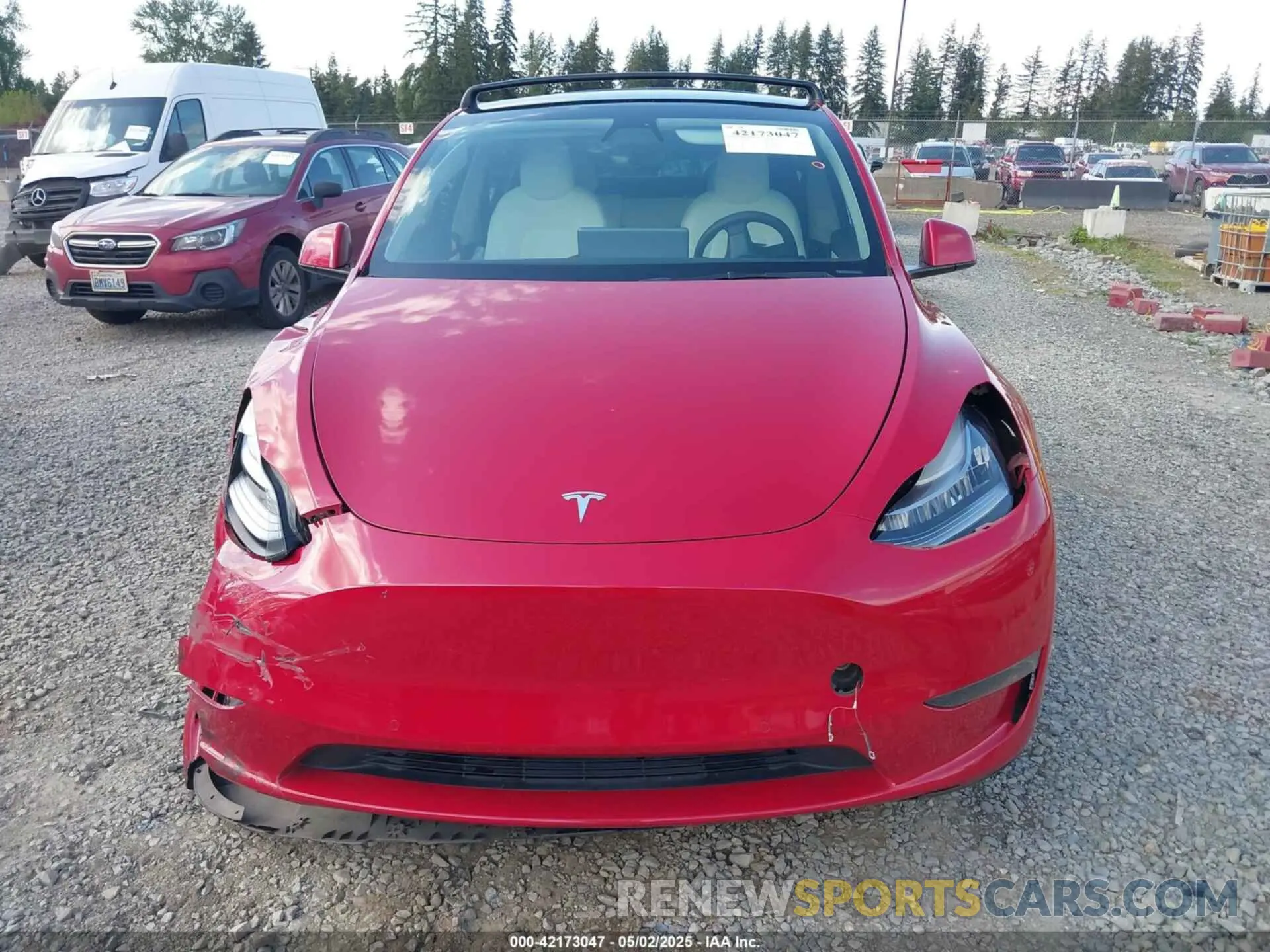 13 Photograph of a damaged car 5YJYGDEE2MF099373 TESLA MODEL Y 2021