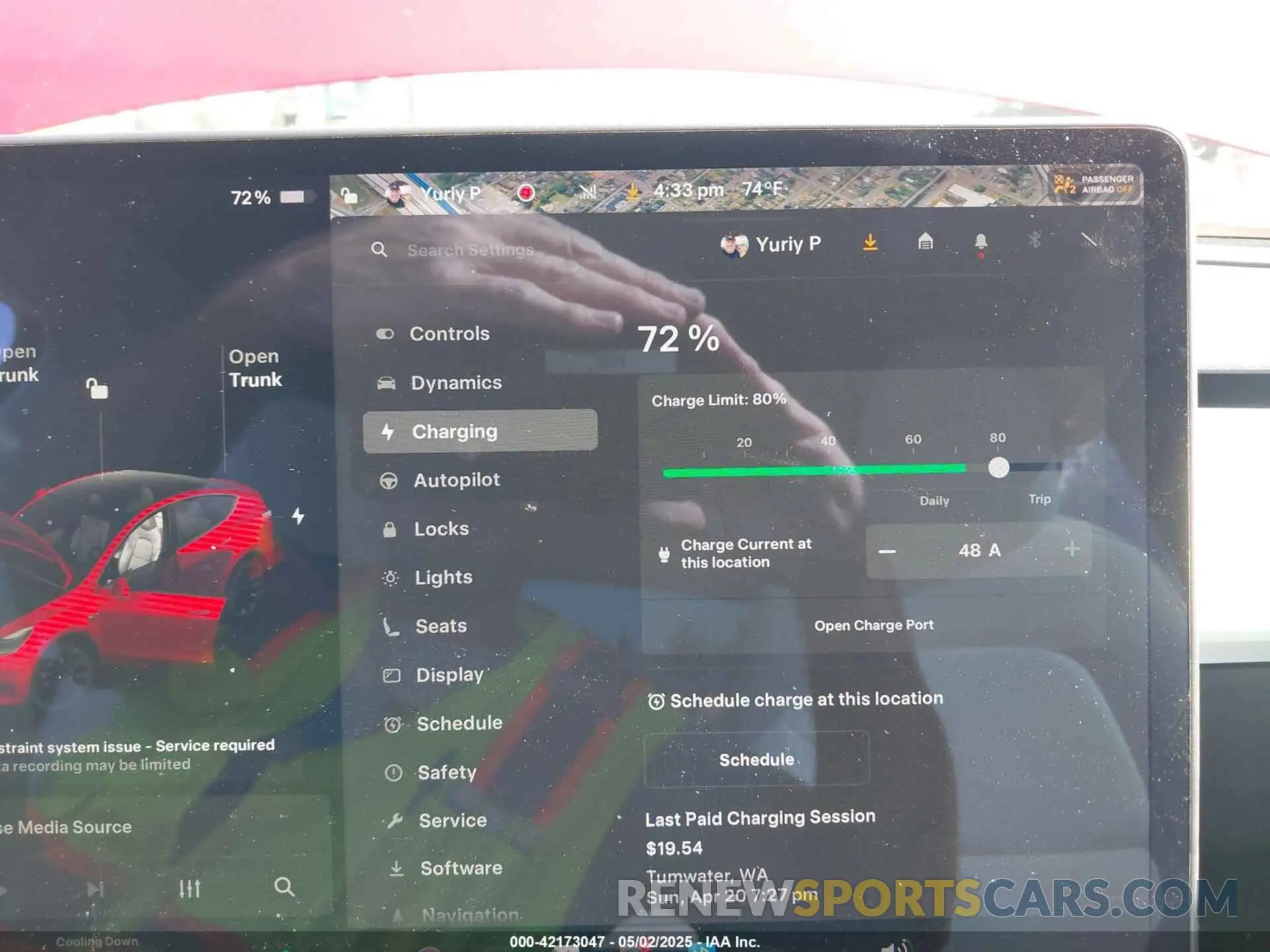 18 Photograph of a damaged car 5YJYGDEE2MF099373 TESLA MODEL Y 2021