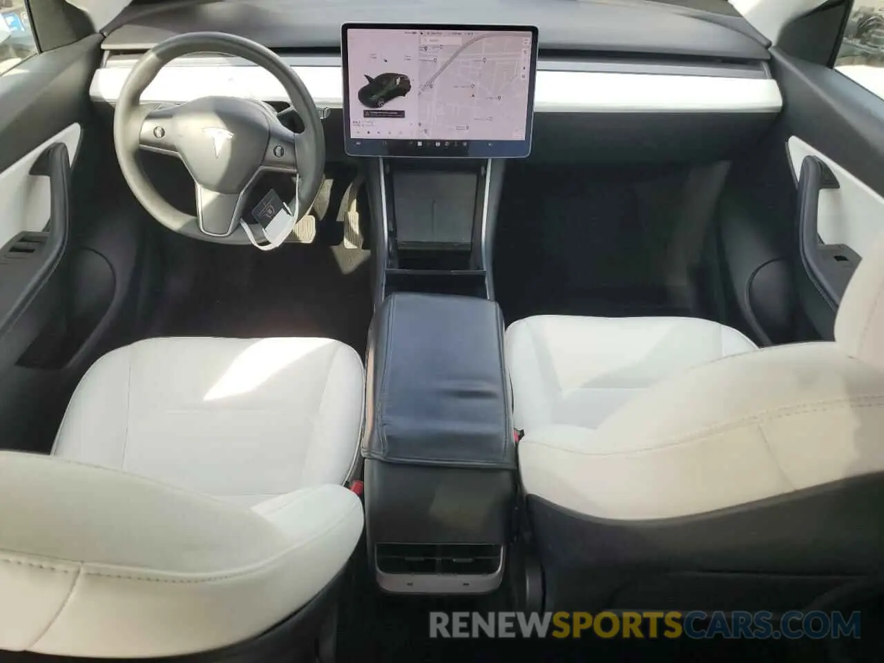 8 Photograph of a damaged car 5YJYGDEE2MF102868 TESLA MODEL Y 2021