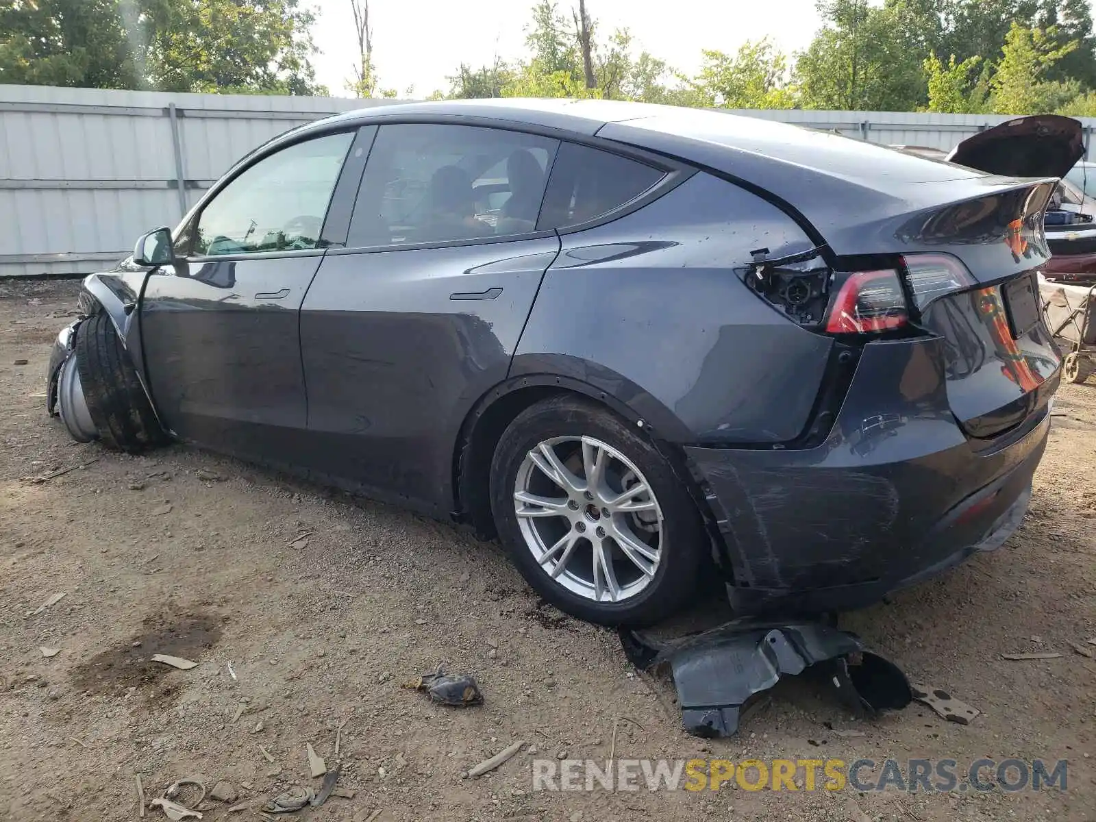 3 Photograph of a damaged car 5YJYGDEE2MF107018 TESLA MODEL Y 2021