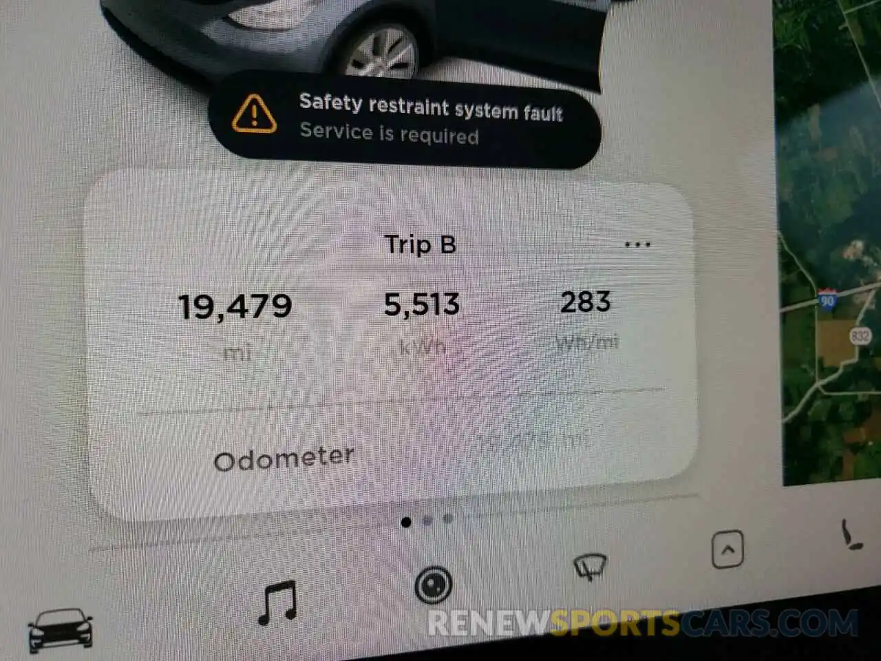 8 Photograph of a damaged car 5YJYGDEE2MF131240 TESLA MODEL Y 2021