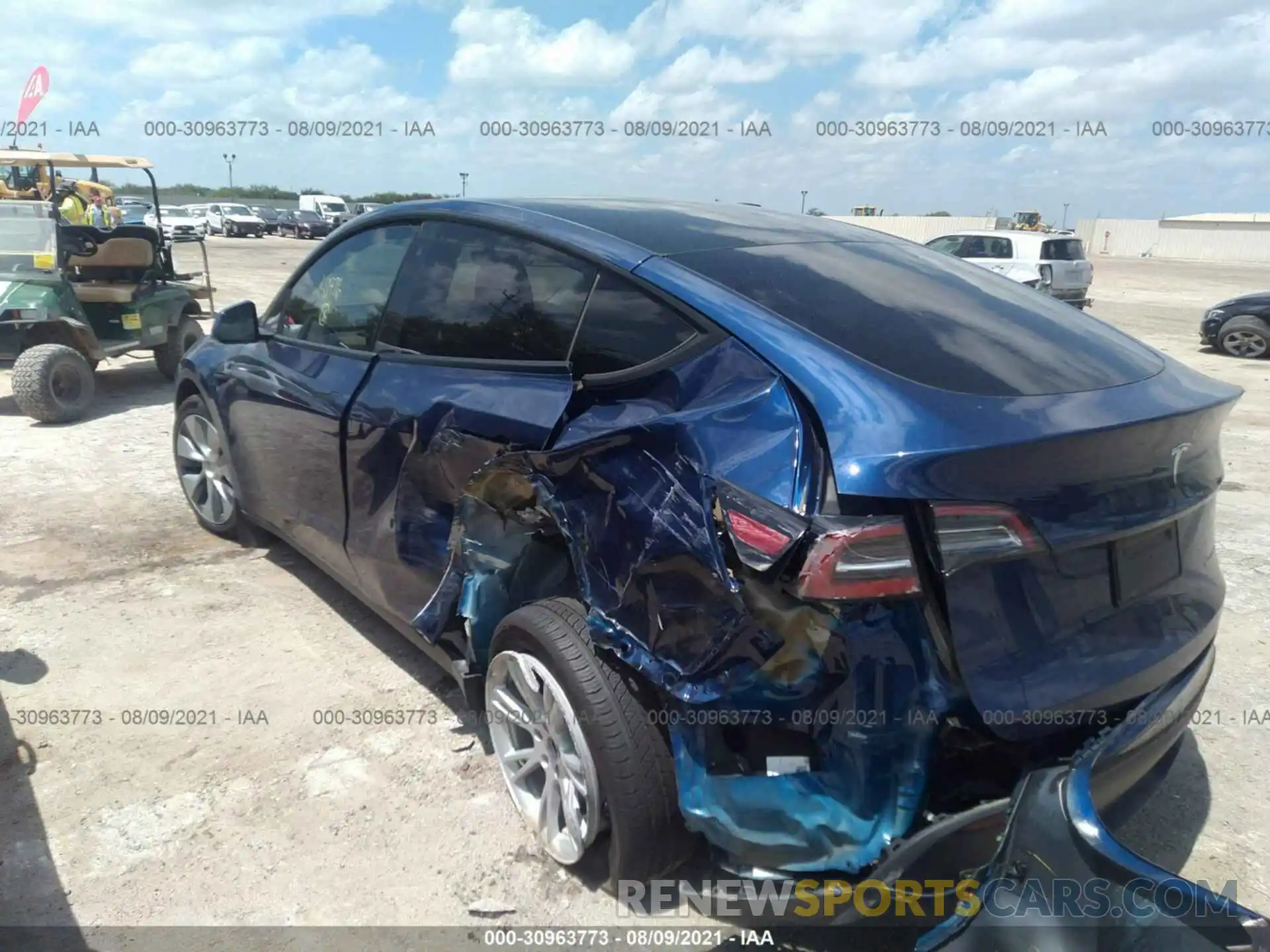 6 Photograph of a damaged car 5YJYGDEE2MF141976 TESLA MODEL Y 2021