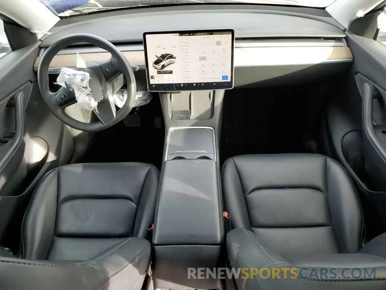 8 Photograph of a damaged car 5YJYGDEE2MF159832 TESLA MODEL Y 2021