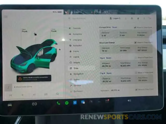 9 Photograph of a damaged car 5YJYGDEE2MF183645 TESLA MODEL Y 2021