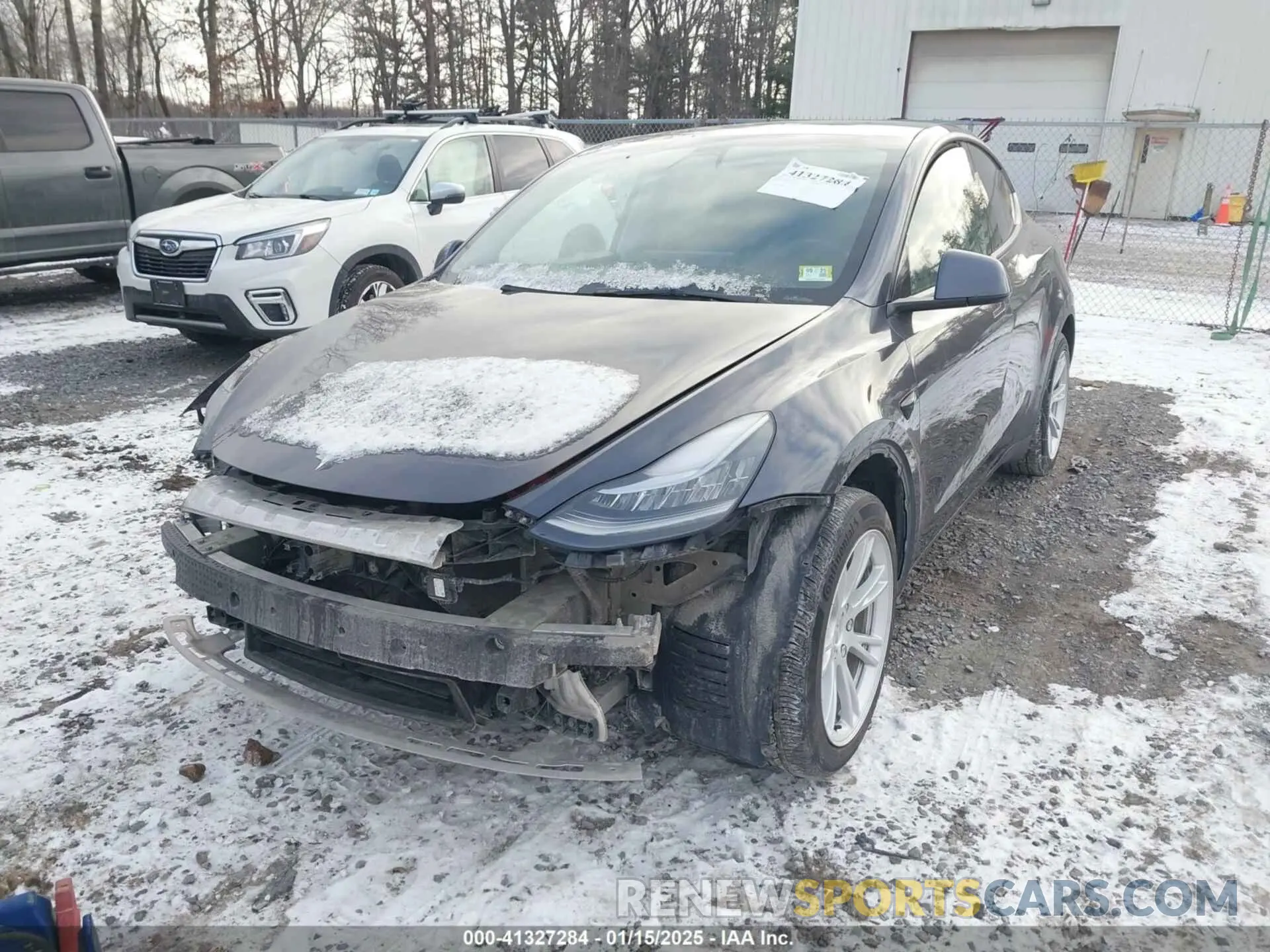 6 Photograph of a damaged car 5YJYGDEE2MF196122 TESLA MODEL Y 2021