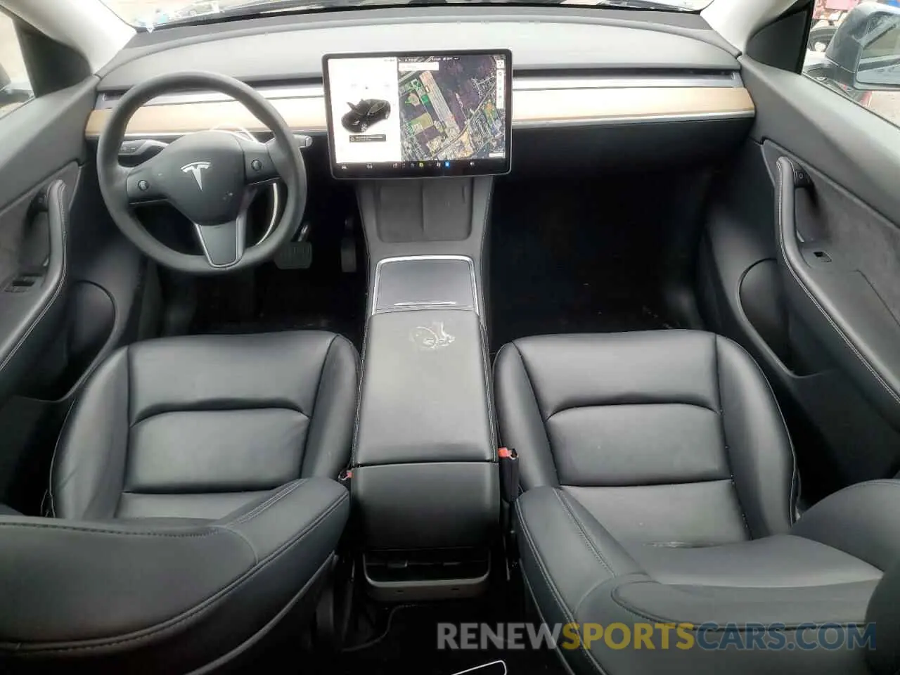 8 Photograph of a damaged car 5YJYGDEE2MF204414 TESLA MODEL Y 2021