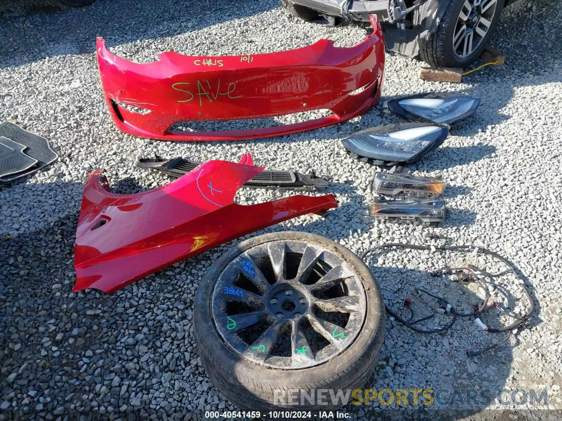 12 Photograph of a damaged car 5YJYGDEE2MF217552 TESLA MODEL Y 2021