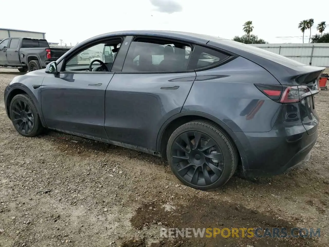 2 Photograph of a damaged car 5YJYGDEE2MF253676 TESLA MODEL Y 2021