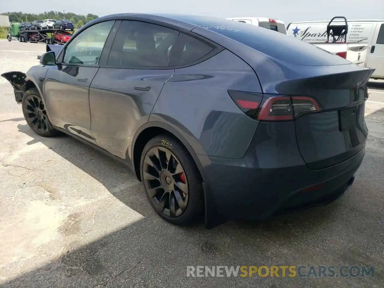 3 Photograph of a damaged car 5YJYGDEE2MF259459 TESLA MODEL Y 2021