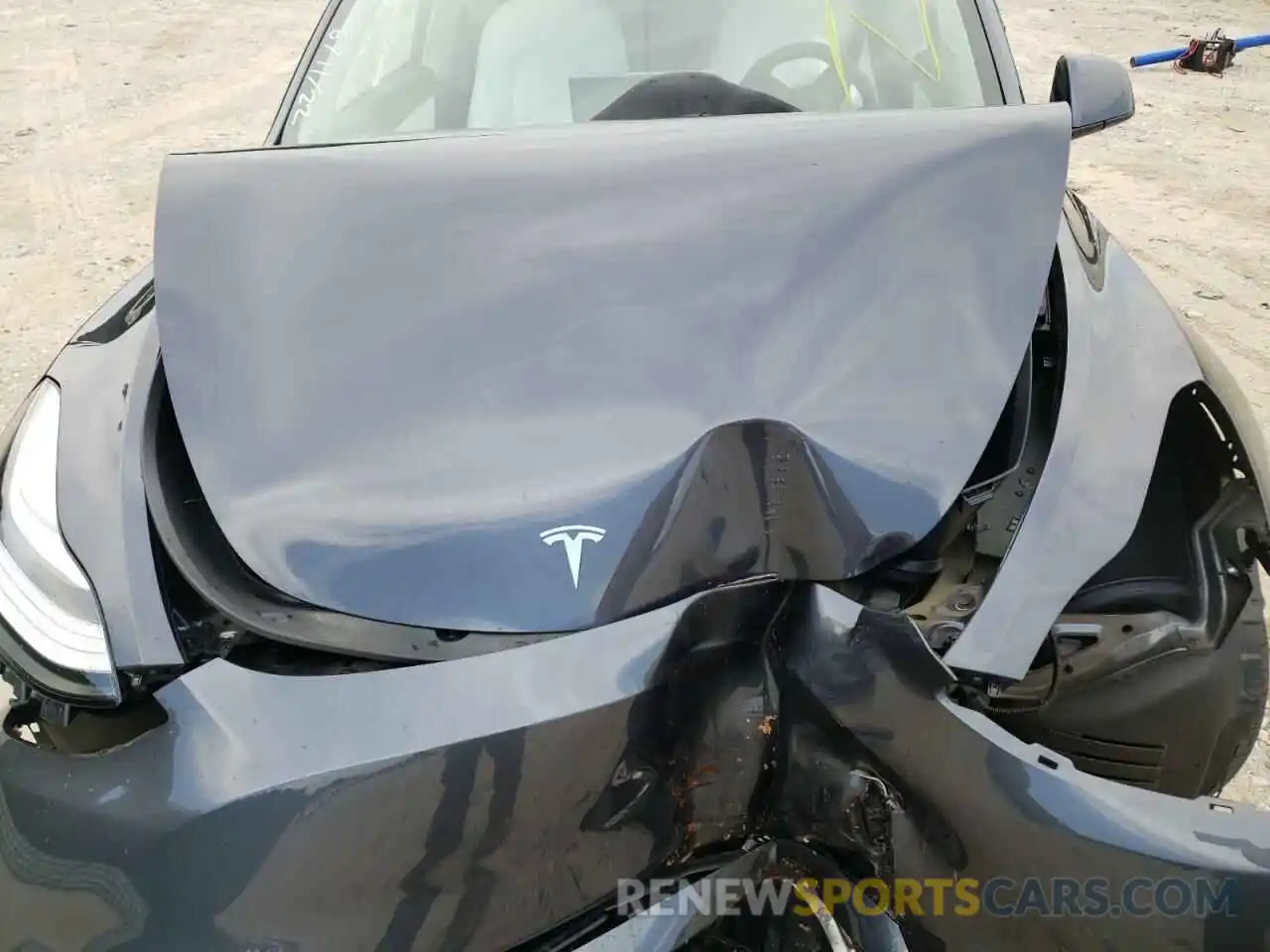 7 Photograph of a damaged car 5YJYGDEE2MF259459 TESLA MODEL Y 2021