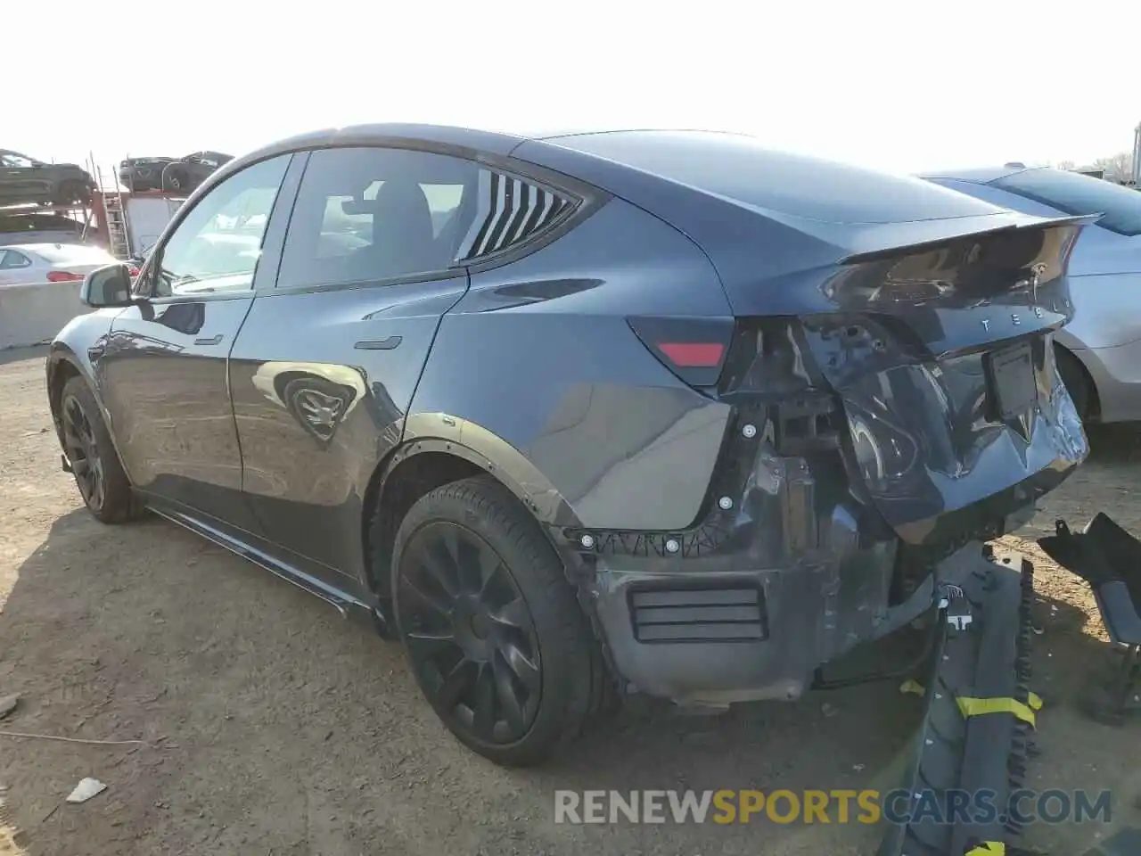 2 Photograph of a damaged car 5YJYGDEE2MF278741 TESLA MODEL Y 2021