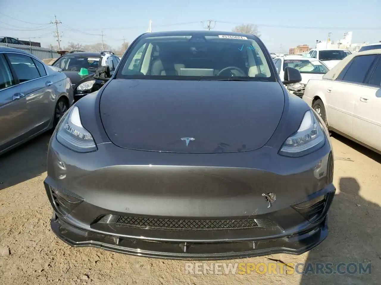 5 Photograph of a damaged car 5YJYGDEE2MF278741 TESLA MODEL Y 2021