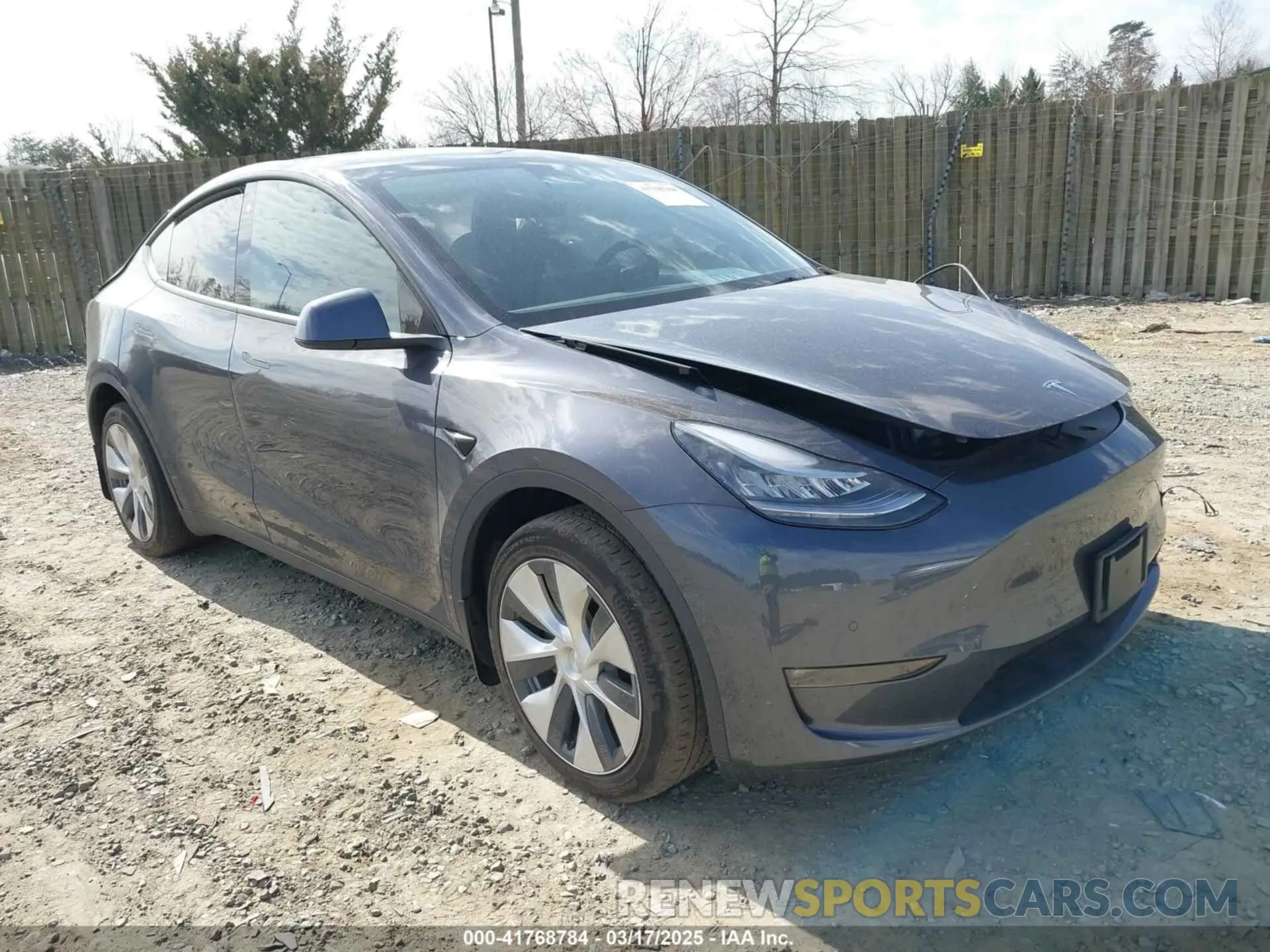 1 Photograph of a damaged car 5YJYGDEE2MF300009 TESLA MODEL Y 2021