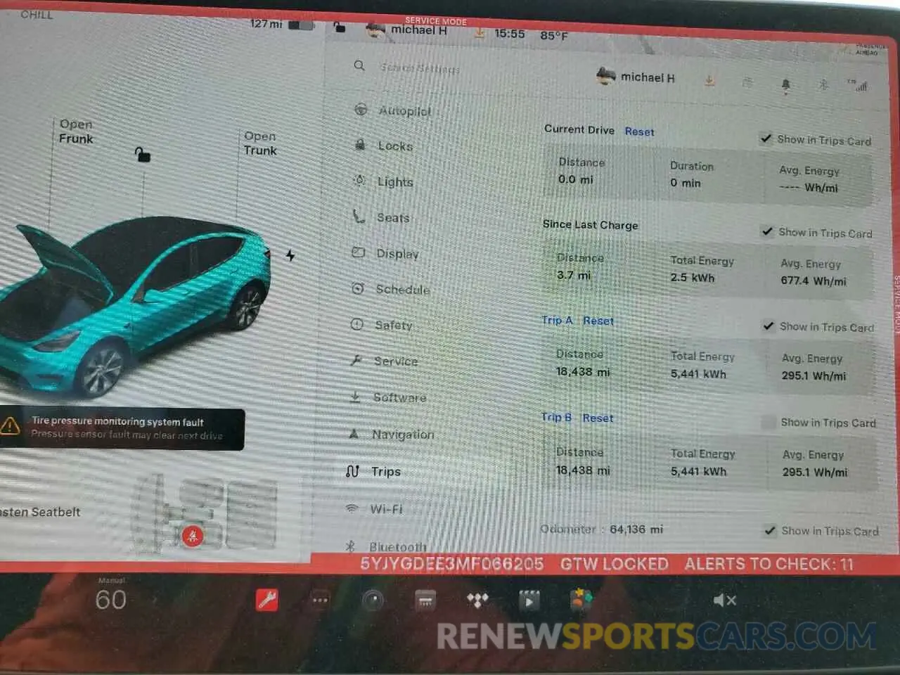 9 Photograph of a damaged car 5YJYGDEE3MF066205 TESLA MODEL Y 2021