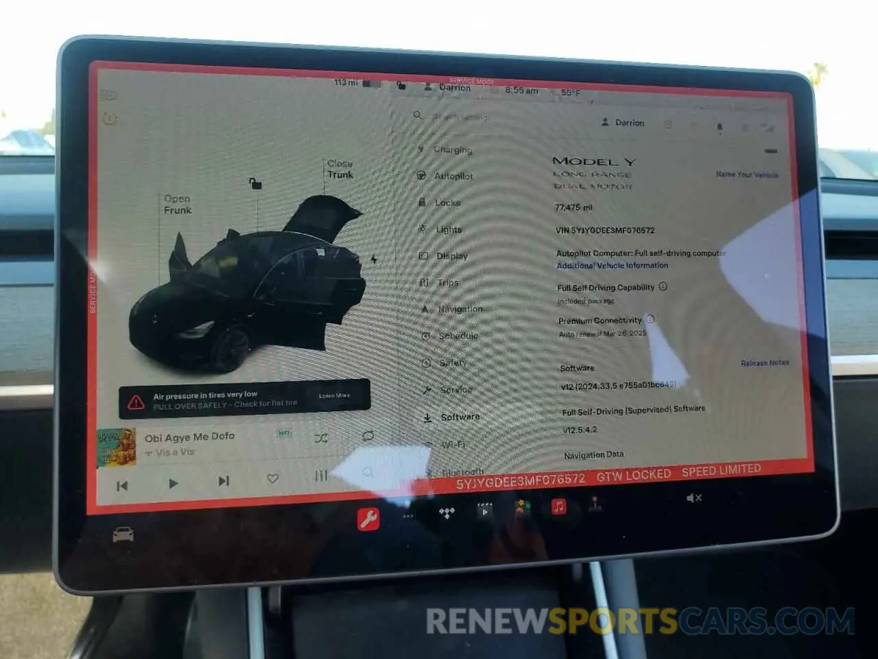 9 Photograph of a damaged car 5YJYGDEE3MF076572 TESLA MODEL Y 2021