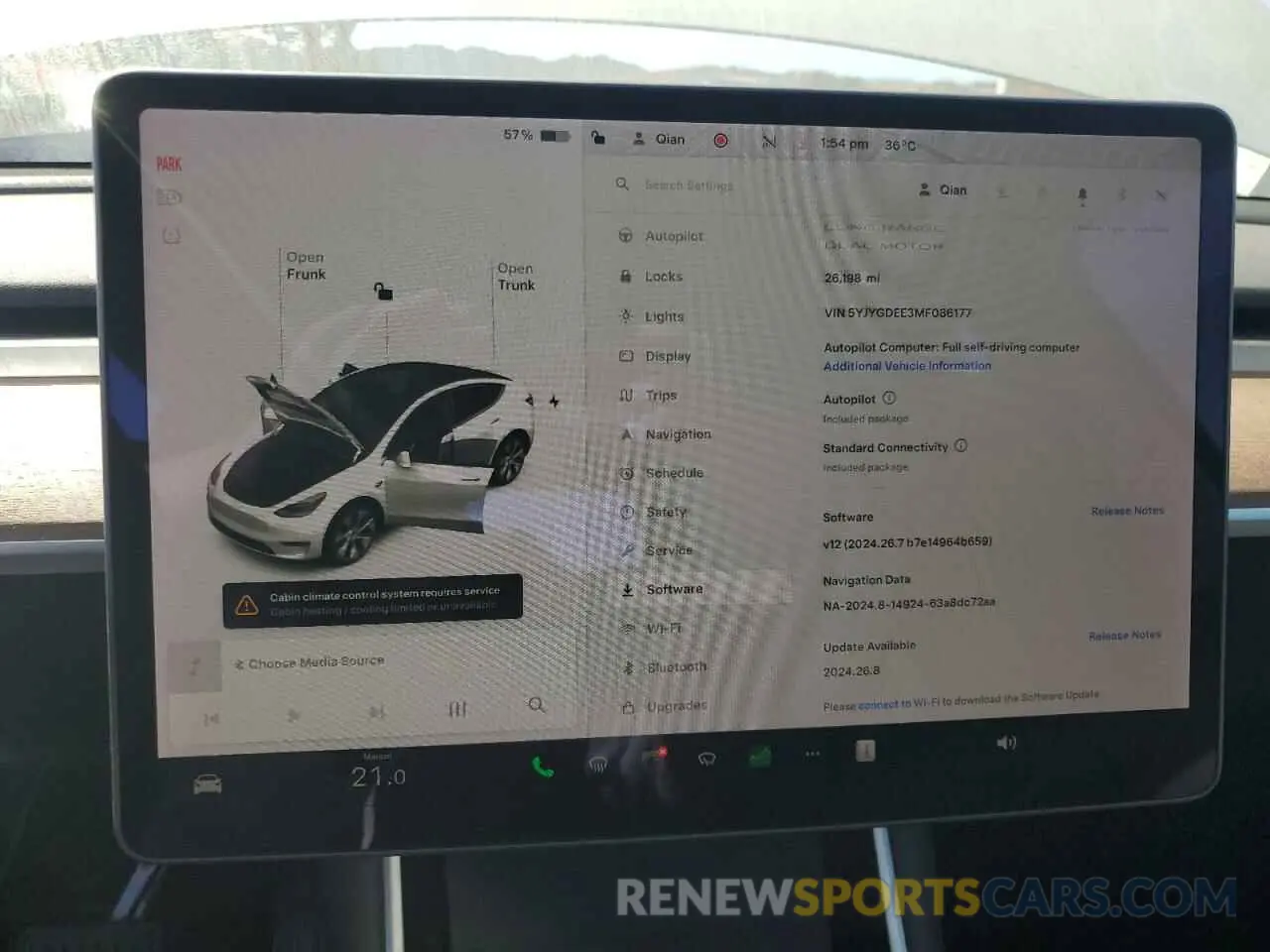 9 Photograph of a damaged car 5YJYGDEE3MF086177 TESLA MODEL Y 2021