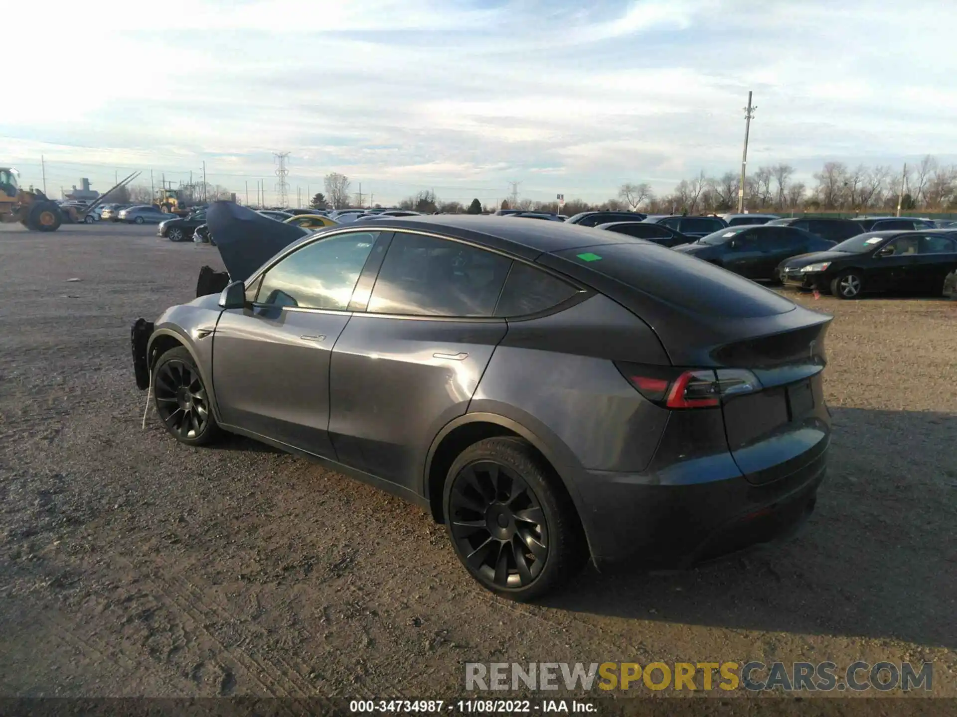 3 Photograph of a damaged car 5YJYGDEE3MF088169 TESLA MODEL Y 2021