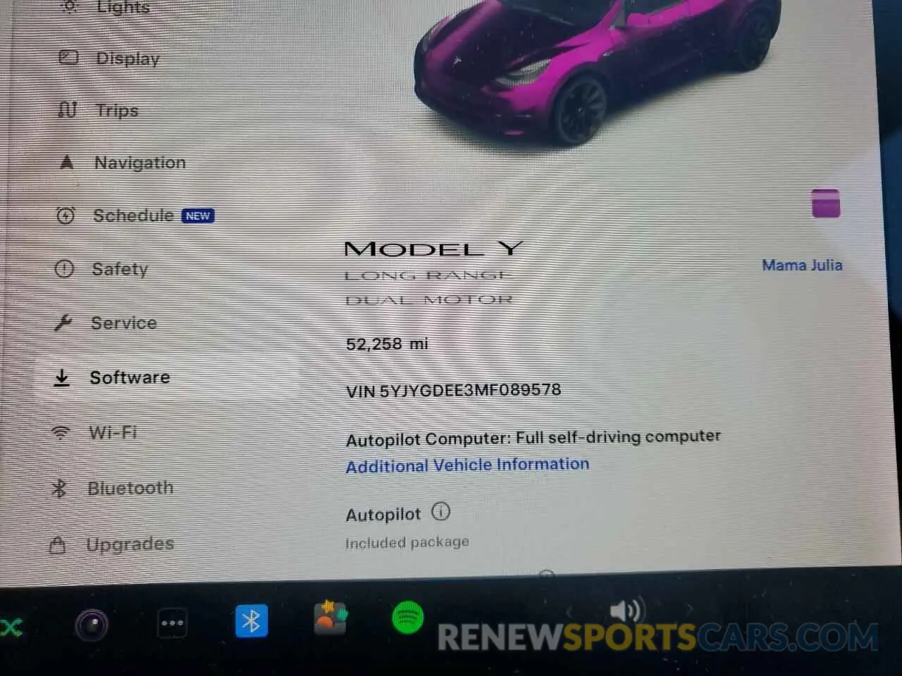 9 Photograph of a damaged car 5YJYGDEE3MF089578 TESLA MODEL Y 2021