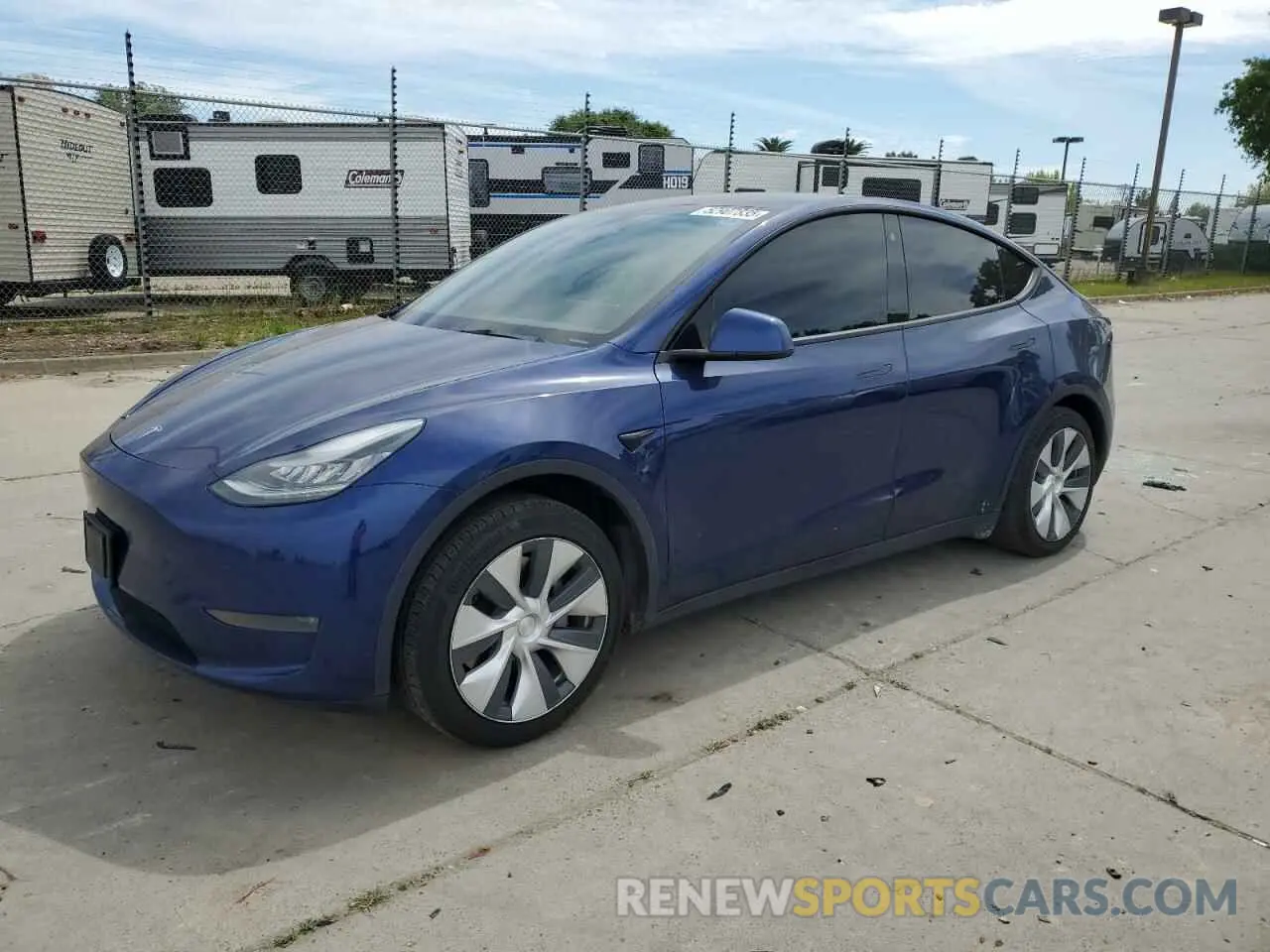 1 Photograph of a damaged car 5YJYGDEE3MF094165 TESLA MODEL Y 2021