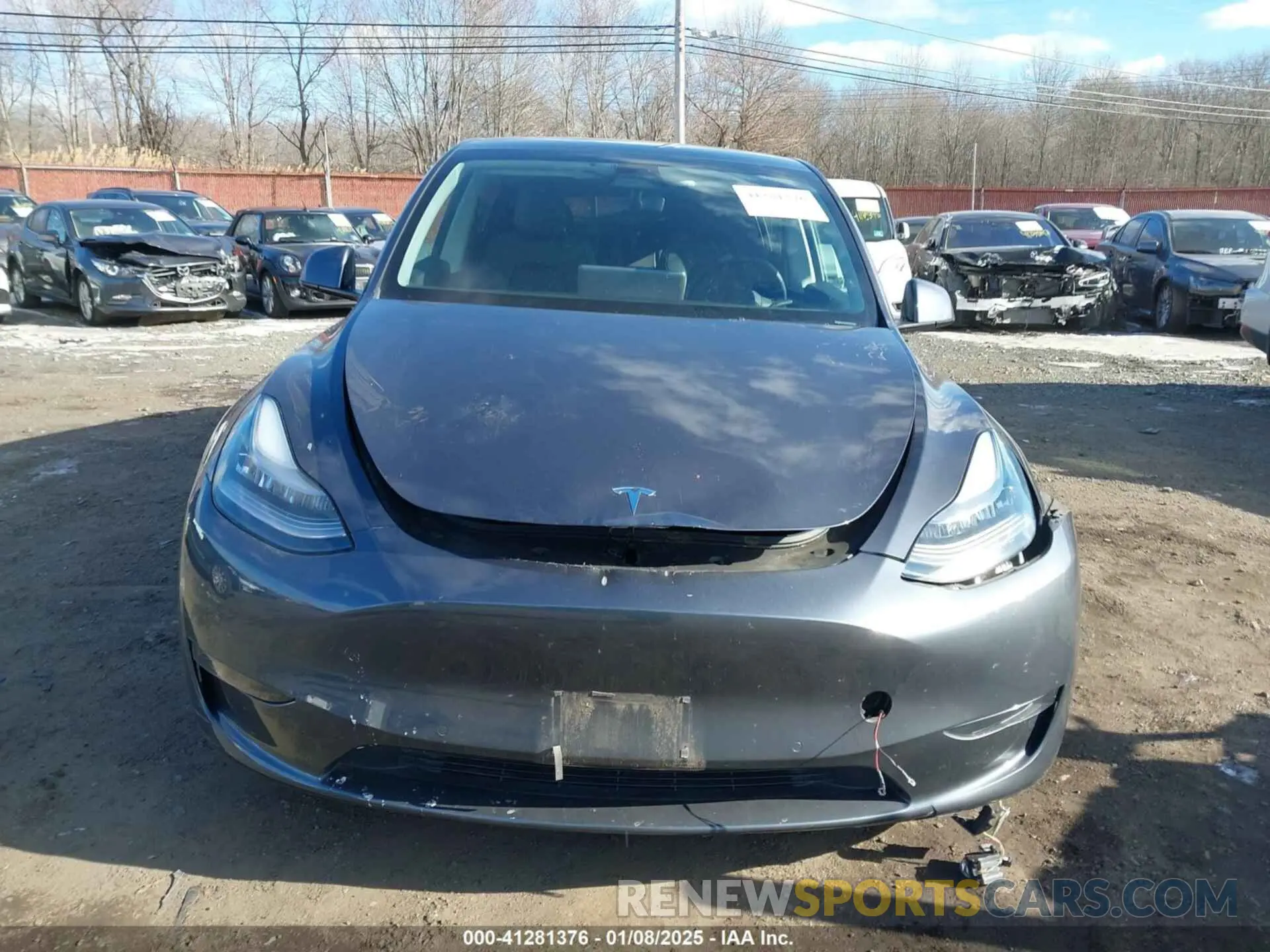 12 Photograph of a damaged car 5YJYGDEE3MF122966 TESLA MODEL Y 2021