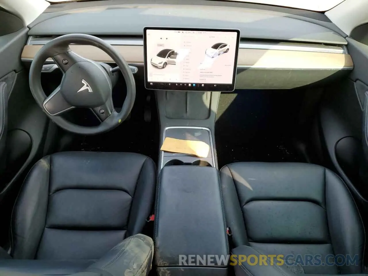 8 Photograph of a damaged car 5YJYGDEE3MF138956 TESLA MODEL Y 2021