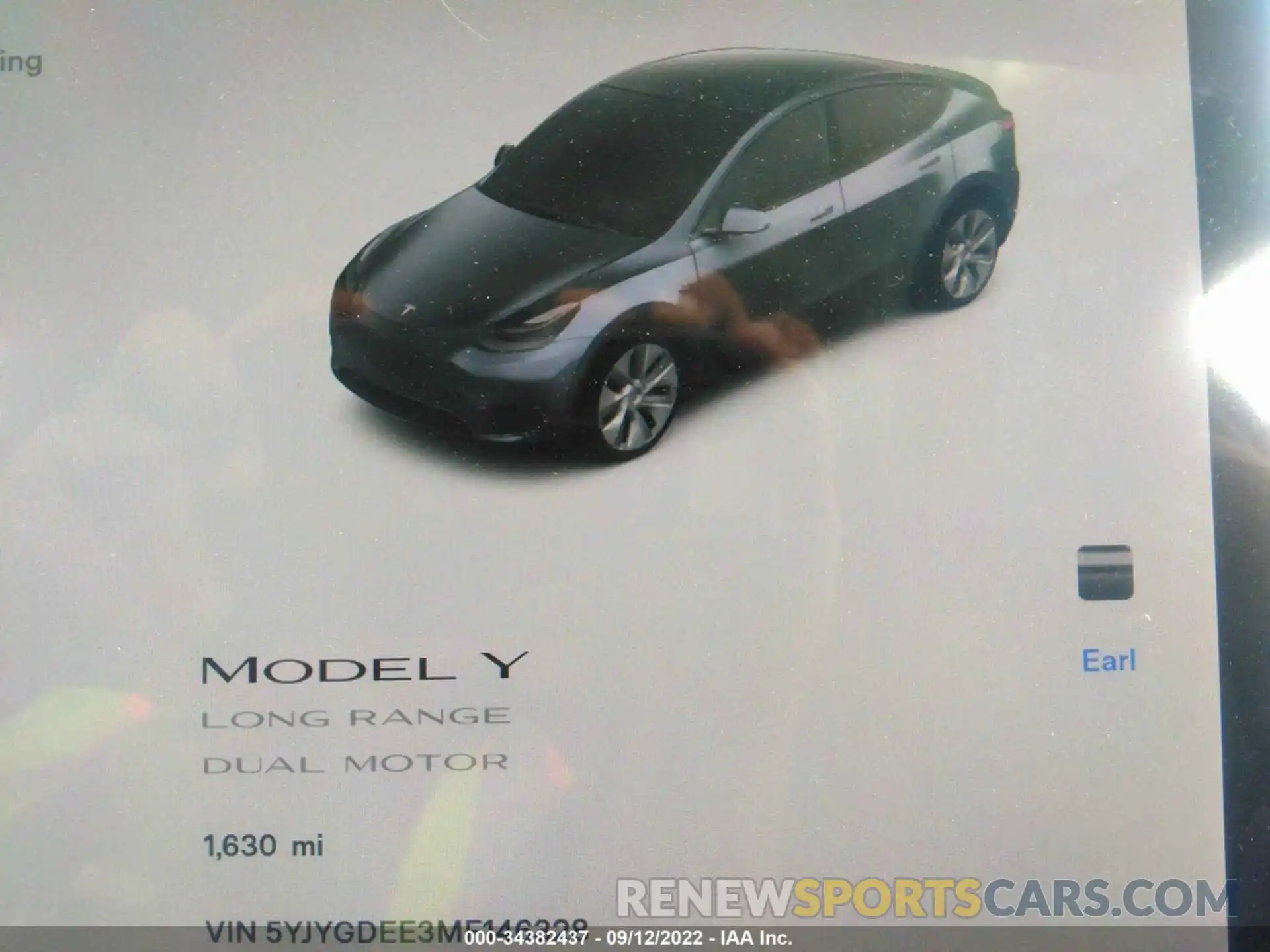 7 Photograph of a damaged car 5YJYGDEE3MF146328 TESLA MODEL Y 2021