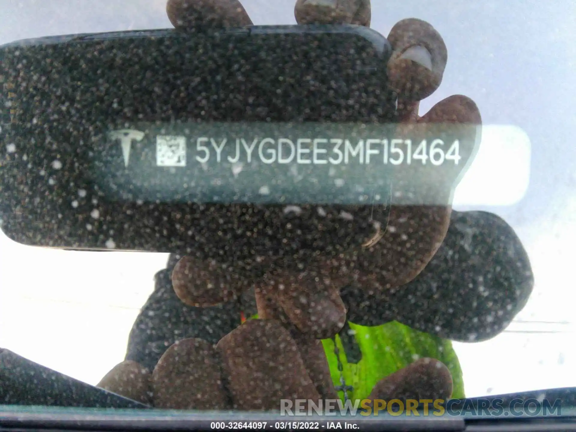 9 Photograph of a damaged car 5YJYGDEE3MF151464 TESLA MODEL Y 2021