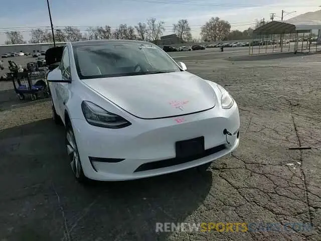 12 Photograph of a damaged car 5YJYGDEE3MF151688 TESLA MODEL Y 2021