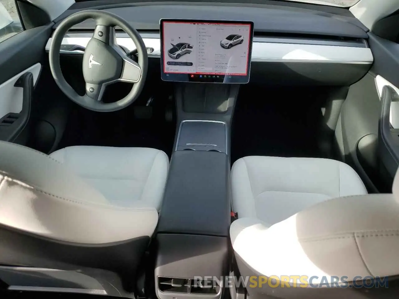 8 Photograph of a damaged car 5YJYGDEE3MF151688 TESLA MODEL Y 2021