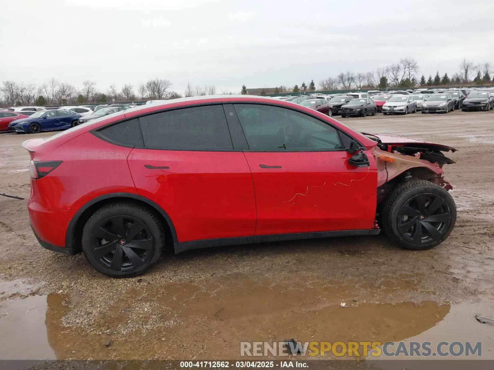 13 Photograph of a damaged car 5YJYGDEE3MF204941 TESLA MODEL Y 2021